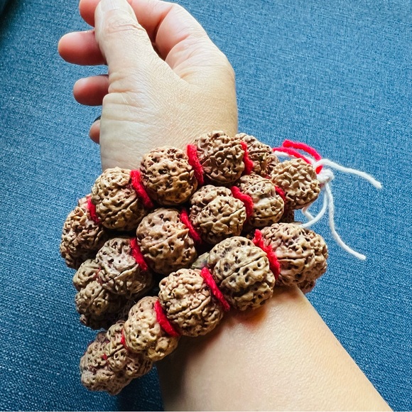 Rudrakhsha Mala Original 55 beads 5 Face for chanting, healing, meditation - Picture 7 of 7